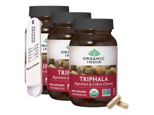 Beyondeals Triphala Suplemento de hierbas, apoyo digestivo e inmunológico, rico en antioxidantes, adaptógeno, sin OGM, vegano, 90 cápsulas, cuchara medidora de plástico [paquete de 3]