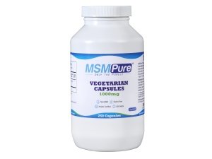 Kala Health MSMPure Cápsulas vegetarianas, 250 unidades, fabricadas con cristales de azufre orgánico, suplemento de MSM destilado puro al 99,99%, 1000 mg por cápsula, fabricado en Estados Unidos