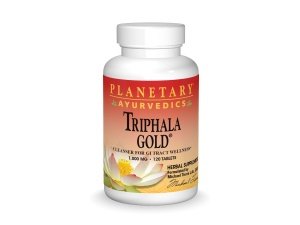 Planetary Herbals Triphala Gold 1000 mg ayurvédico extra fuerte - 120 tabletas