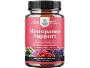 Suplemento completo de menopausia a base de hierbas para mujeres - Alivio multibeneficio de la menopausia Equilibrio hormonal para mujeres para sudores nocturnos Estado de ánimo y más con Dong Quai Vitex Casto Berry y Cohosh negro - Paquete de prueba