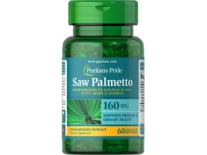 Puritan's Pride Saw Palmetto Extracto estandarizado 160 mg cápsulas blandas, 60 unidades (paquete de 1)