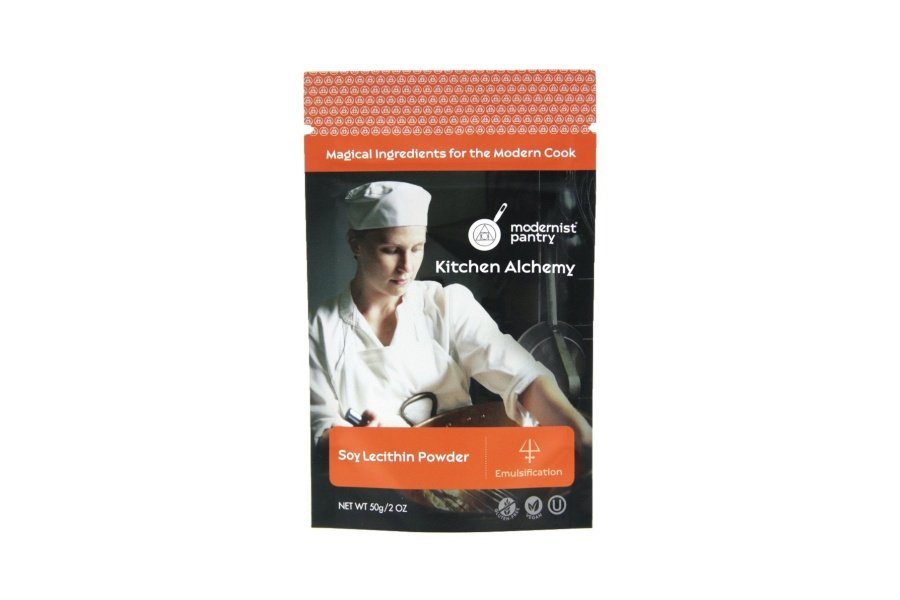 Lecitina de soja pura en polvo vegana con certificación OU Kosher - 50 g/2 oz