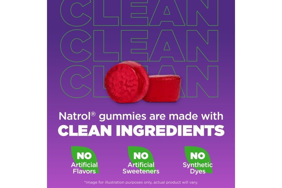 Natrol Kids Melatonina 1 mg, Suplemento para un sueño reparador, Gomitas para dormir para niños, 90 Gomitas de melatonina con sabor a frambuesa, Suministro para 90 días - Image 5