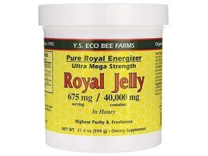 YS Royal Jelly/Miel de Abeja - Jalea Real en Miel Ultra Fuerte, gel de 21 oz