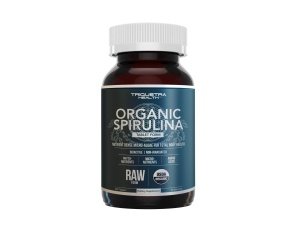 Tabletas de espirulina orgánica (360 tabletas) - Elaboradas con espirulina Parry®, la mejor espirulina del mundo, mayor densidad de nutrientes - No irradiada, 3 certificaciones orgánicas (90 porciones)