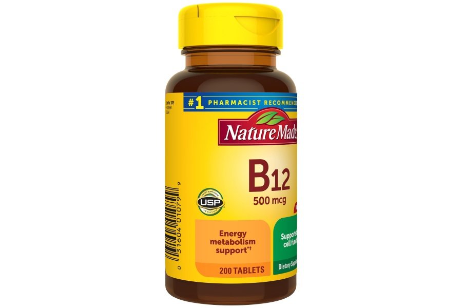 Nature Made Vitamina B12 500 mcg, suplemento dietético para apoyar el metabolismo energético, 200 tabletas, suministro para 200 días - Image 7