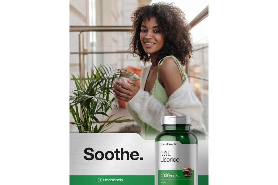Horbäach DGL Regaliz Comprimidos Masticables | 4000 mg | 180 unidades | Vegetariano y sin OGM | Extracto de raíz de regaliz desglicirricinado - Image 6