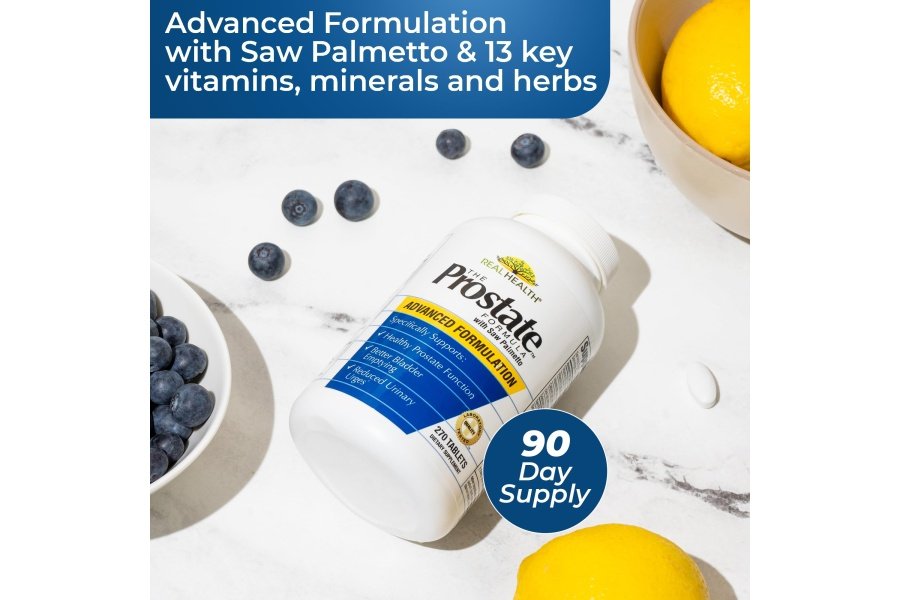 Real Health Prostate Complete - Suplementos de próstata para hombres, salud de la próstata, alivio de la próstata, palma enana americana para hombres, fórmula de próstata una por día - 30 unidades - Image 2