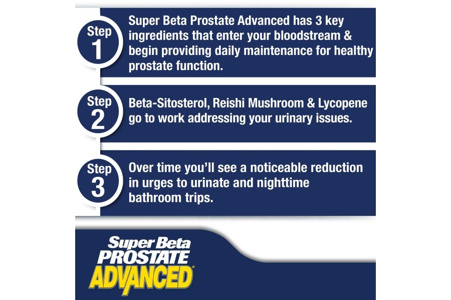 Super Beta Prostate Advanced Chewables - Suplemento de apoyo a la próstata para la salud de los hombres (60 masticables, 1 botella) - Image 6