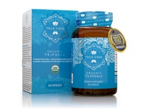 Cápsulas Triphala – Certificación orgánica USDA | Tabletas veganas de Triphala | Suplemento de triphala guggulu a base de hierbas 100% natural | Potencia del extracto de fusión natural | Ayurveda | 60 cápsulas | Trifala Churna