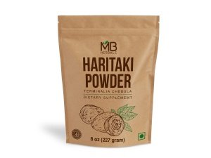 MB Herbals Haritaki en polvo 8 oz / 227 gramos / 0.5 lb | Terminalia chebula Harde Chebulic Myrobalan | Antioxidante Natural