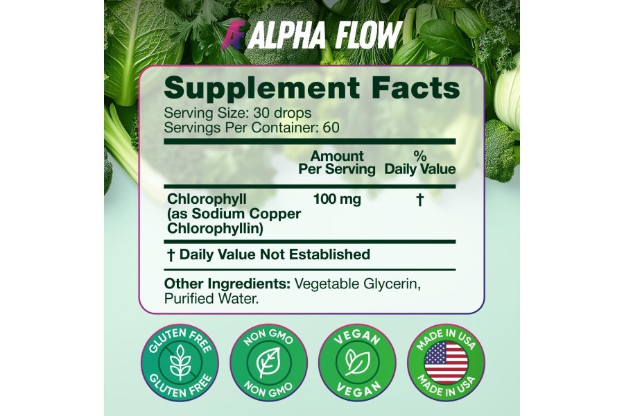 Gotas líquidas de clorofila 6000 mg - Suplemento de clorofila líquida premium - Antioxidante todo en uno para refuerzo inmunológico, aumento de energía, apoyo a la digestión y desintoxicación rápida - Sin OGM, vegano - Image 3