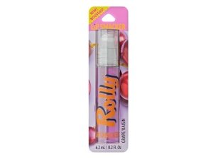 Lip Smacker Rolly Lip Gloss, diseño clásico de bola rodante para una sensación refrescante, brillo hidratante y humectante – Uva - Available Now