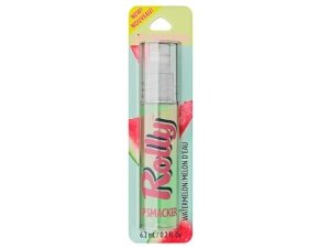 Lip Smacker Rolly Lip Gloss, diseño clásico de bola rodante para una sensación refrescante, brillo hidratante y humectante – Sandía - Available Now