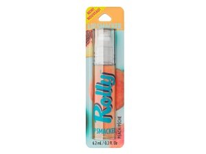 Lip Smacker Rolly Lip Gloss, diseño clásico de bola rodante para una sensación refrescante, brillo hidratante y humectante – Melocotón - Available Now