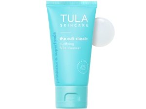 TULA Skin Care The Cult Classic Limpiador facial purificante (tamaño de viaje) | Jabón facial suave y eficaz, desmaquillante, nutritivo e hidratante | 1,67 onzas. - Available Now