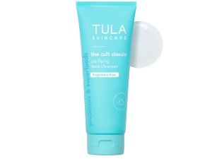 TULA Skin Care Cult Classic Limpiador facial purificante sin fragancia: lavado facial de gran tamaño, suave y eficaz, desmaquillador, nutritivo e hidratante, contiene cúrcuma y arándano, 6.7 onzas líquidas. - Available Now