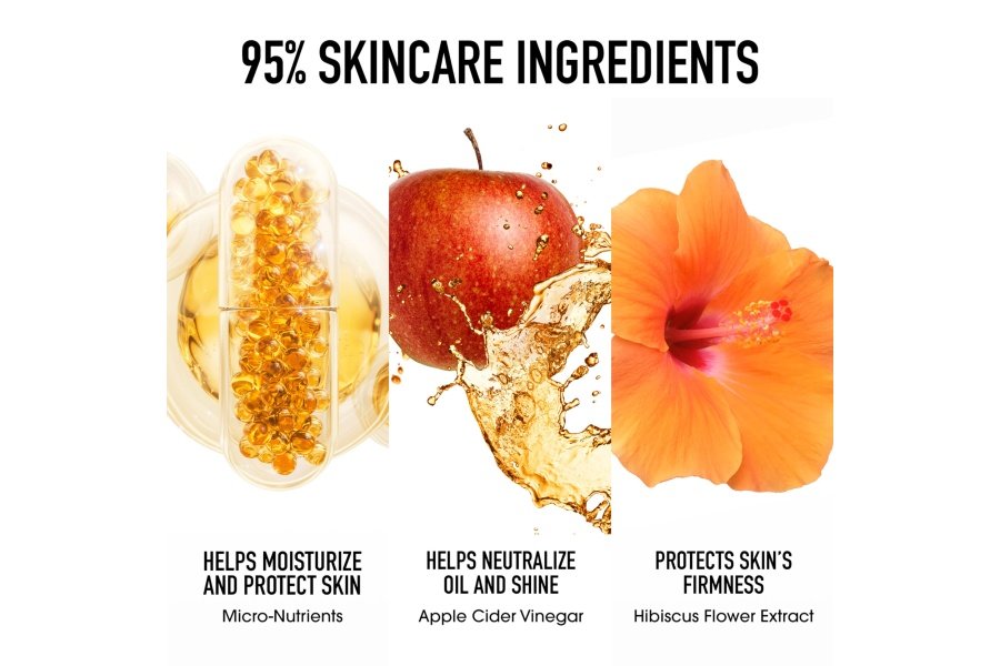 bareMinerals Original Mineral Veil Spray fijador mate natural, bloqueo de maquillaje y control de aceite las 24 horas, sin alcohol, a prueba de sudor y transferencia, fórmula que mejora la piel, niebla ultrafina para un acabado suave y mate - Image 5